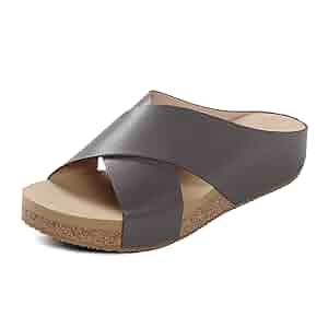 靴 milkyCLEAR TUBE CORK SANDAL Amazon.com | DREAM PAIRS Women's Cork Slide Sandals Slip on